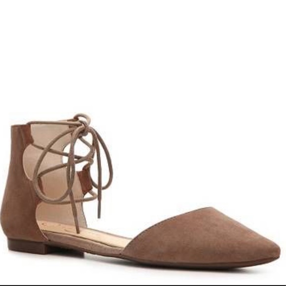 Jessica Simpson Zeena Lace Up Flats - Picture 1 of 6